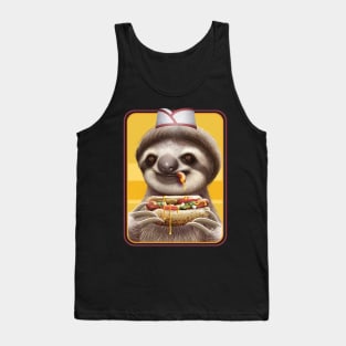 sloth selling hotdogs Tank Top